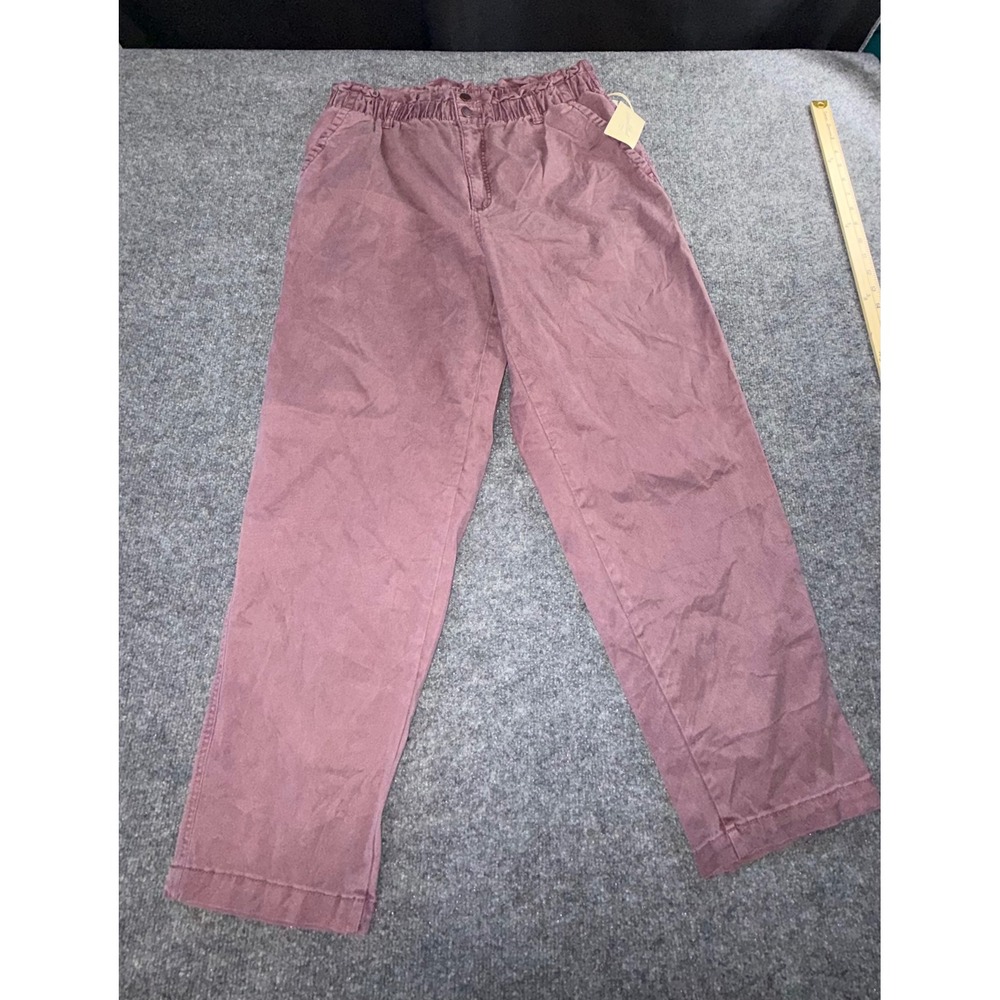 Universal Thread Mauve Paperbag Waist Wide Leg Pants Size 14 NWT